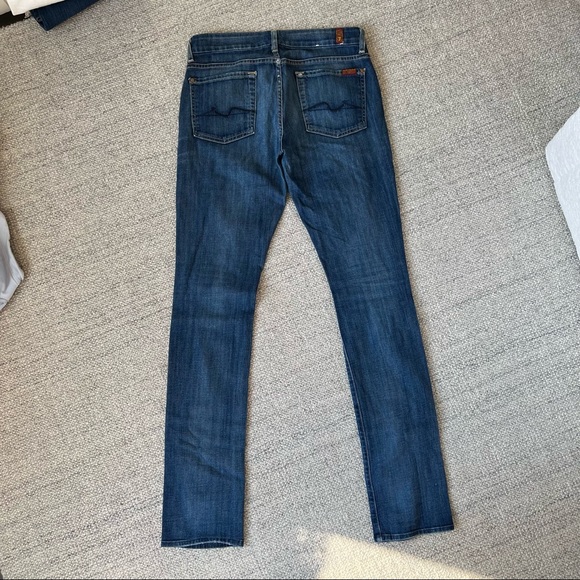7 for all mankind jeans - kimmie straight leg size 28 - Picture 6 of 8